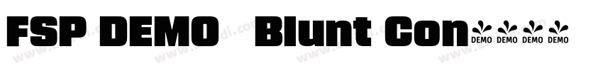 FSP DEMO   Blunt Con字体转换
